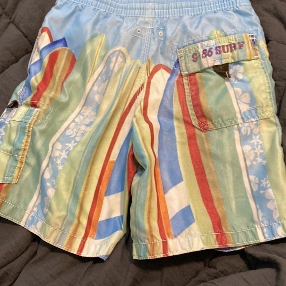 GAP G 86 Surf boys swim pocket trunks small 6/7